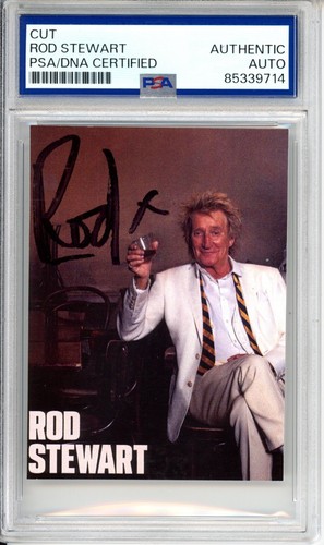 SIGNED Rod Stewart Picture Photograph Photo Swing Fever Album Cover PSA DNA COA