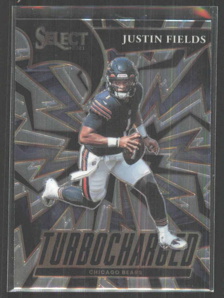 2021 Panini Select Turbocharged Justin Fields Rookie #TUR-4
