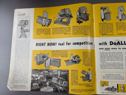July 1958 Production Magazine Equipment Metalworking Machines Designs Tools - Picture 8 of 16