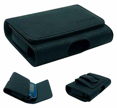 SEWAS Borsa Protettiva Per Misuratore Freestyle Libre 1, 2 E 3 – Blu Scuro, Con Finestra E Clip
