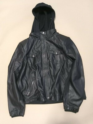 CITY CHIC Lagenlook Hoodie Jacke - Schwarz L