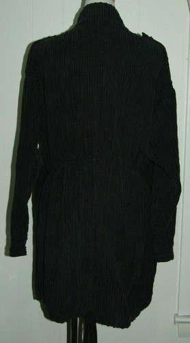 Anama Gray Wide Corduroy Full Zip Drawstring Waist & Bottom Jacket Medium - Picture 4 of 7