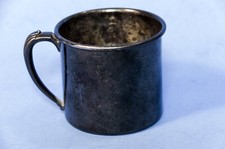 Vintage Oneida Silver Plated Cup child's Mug Engraved Stamp on Bottom