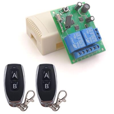 DC 12V 24V 30V Secure Remote Control Switch Universal Wireless 433Mhz RF 10A 2