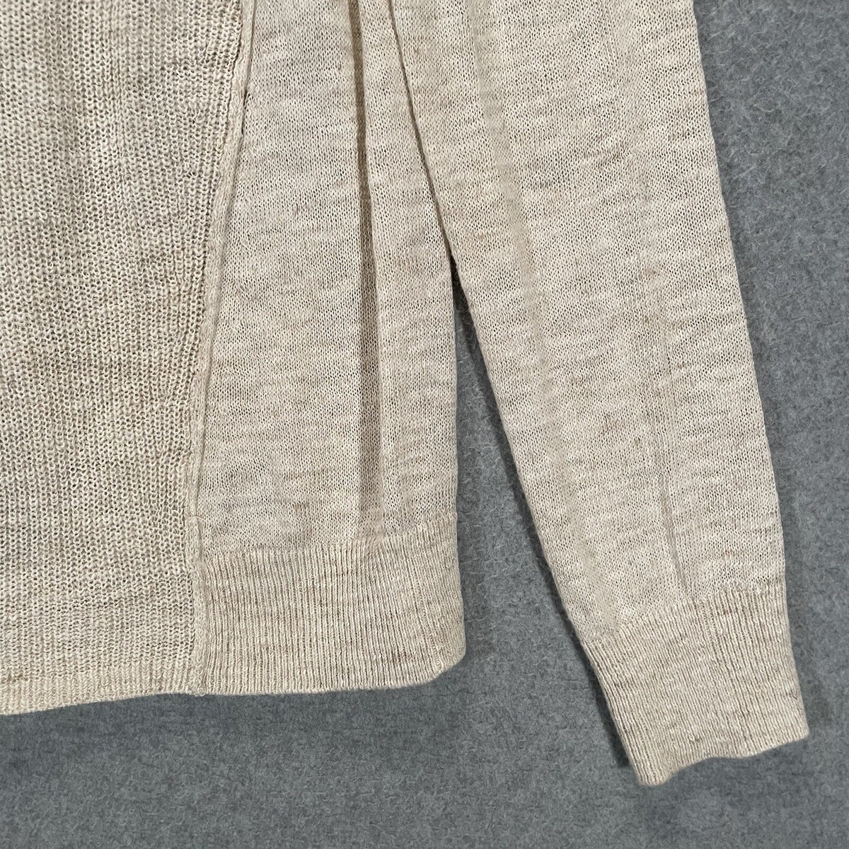 Pull manches longues col en V vert clair femme | Bréal