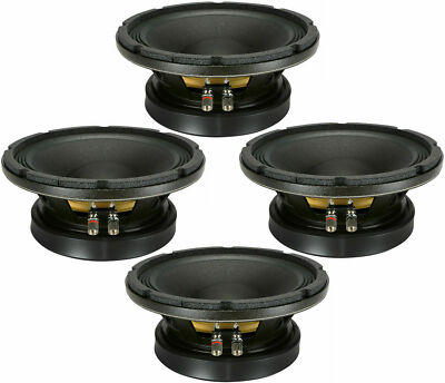 4x Eminence Kappa Pro-10A Hi-Quality 10'' Mid-Bass Woofer 1000W Pro Speaker 8 ohm