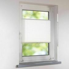 Plissee Klemmfix ohne Bohren verspannt Faltrollo Raffrollo Sonnen- & Sichtschutz