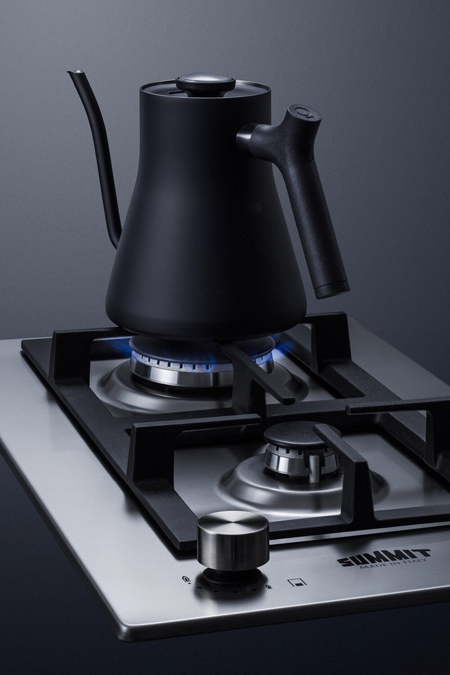 Summit GCJ2 12"W 2 Burner Gas Cooktop Stainless Steel eBay