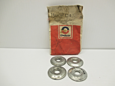 #ad NOS 1953 82 GM SWAY BAR STEERING AND STABILIZER WASHERS QTY 4 GM #4941130 VETTE $25.00