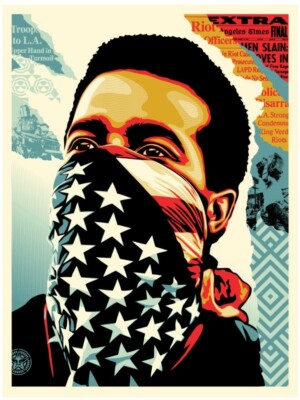 Shepard Fairey American Rage Signed Numbered Rare Obey Giant 