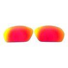 New Walleva Fire Red Polarized Replacement Lenses For Under Armour Battlewrap