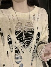 Womens Sweater Fashion Harajuku Streetwear Casual Pull Femme