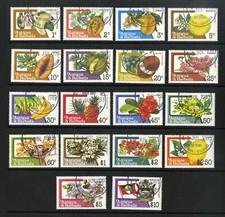 M1301 Antigua 1983 SG793/810 - 1983 Fruits & Flowers.