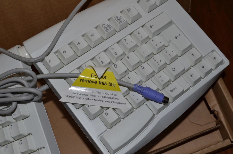 *BRAND NEW SPANISH VER* Goldtouch KFK-E88YQ PS/2 Keyboard Ergonomic Adjustable - Image 3 of 3