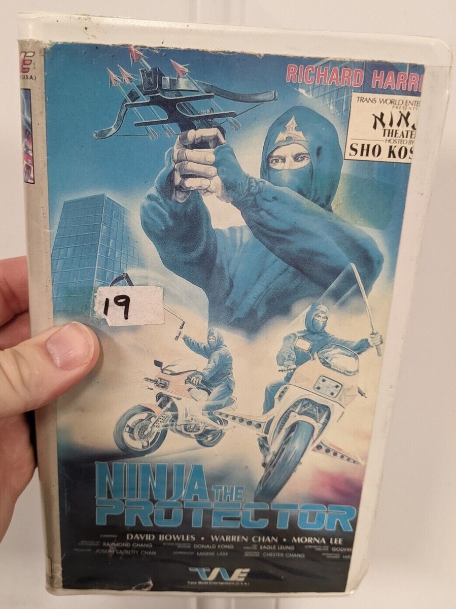 Ninja Theater Ninja the Protector VHS Martial Arts 1986 TWE Video