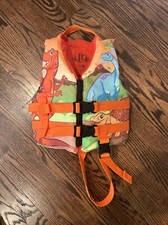Full Throttle Water Buddies Life Vest-Child 30-50lbs. Dinos.
