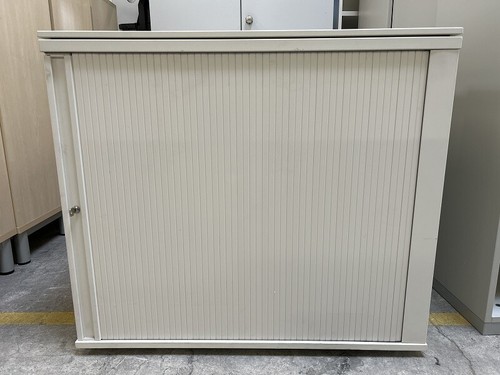Kinnarps Aktenschrank Druckerschrank 2 Ordnerhöhen weiß 90cm - Bild 2 von 3