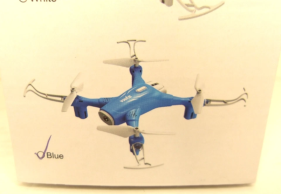 SYMA X400 4 Ch Remote Control Mini Drone, Blue/White - Image 4 of 4