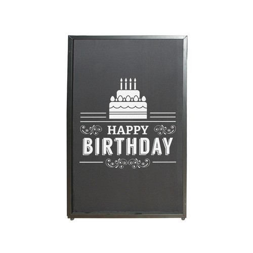 ProX XF-SHBD21 Happy Birthday Facade Enhancement Scrim - White Print on Black - Picture 2 of 2