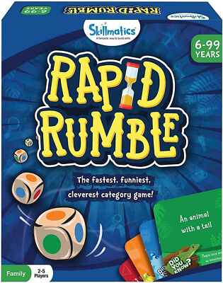 Skillmatics Board Game : Rapid Rumble | Gifts for Ages 6 & Up | Super Fun Family