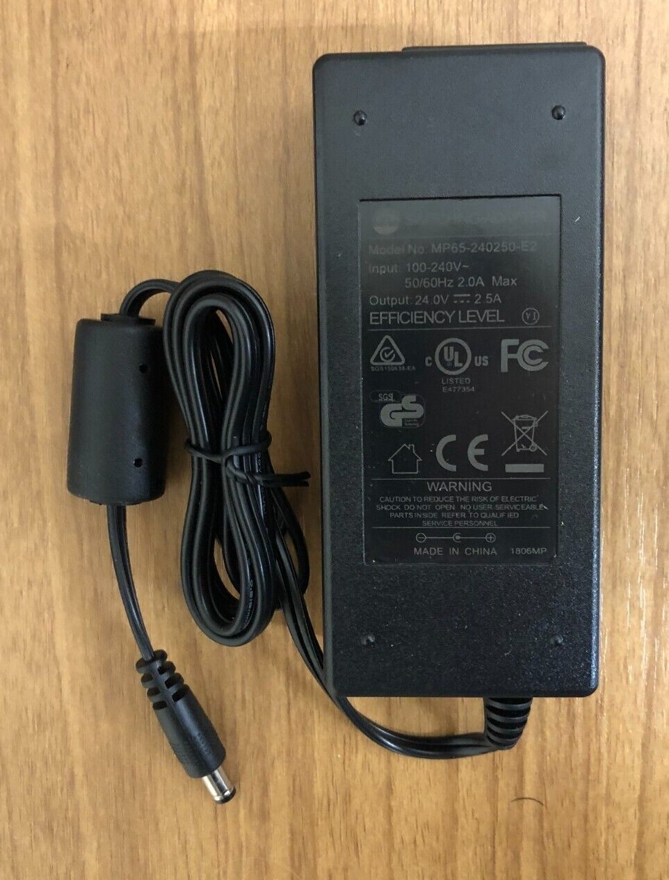 Switching Adapter MP65-240250-E2 5.3*1.7mm 24.0V 2.5A power supply W ...