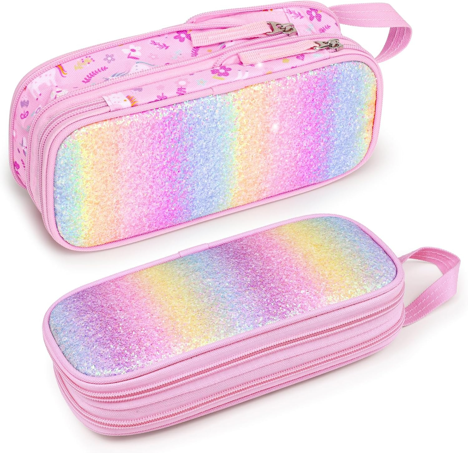 Case For Girls - Expandable Kids Pencil Pouch Large Capacity Cute
