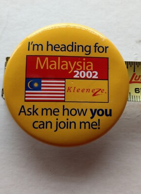 Malaysia 2002  Kleeneze  Lapel badge tin Good Condition  1980? .
