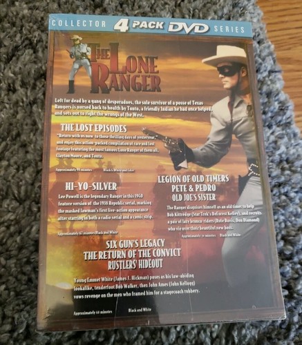 The Lone Ranger - 4-Pack (DVD, 2001, 4-Disc Set) for sale online | eBay