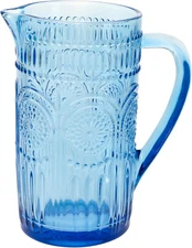 Boston International - Sky Blue Codi Glass Pitcher - TEL25126