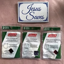 Lot of 3 NEW Coleman Insta-Clip 2 #21 Lantern Mantles 2 Packs 6 Total