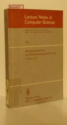 Rechnerstrukturen und Betriebsprogrammierung. (=Lecture Notes in Computer System