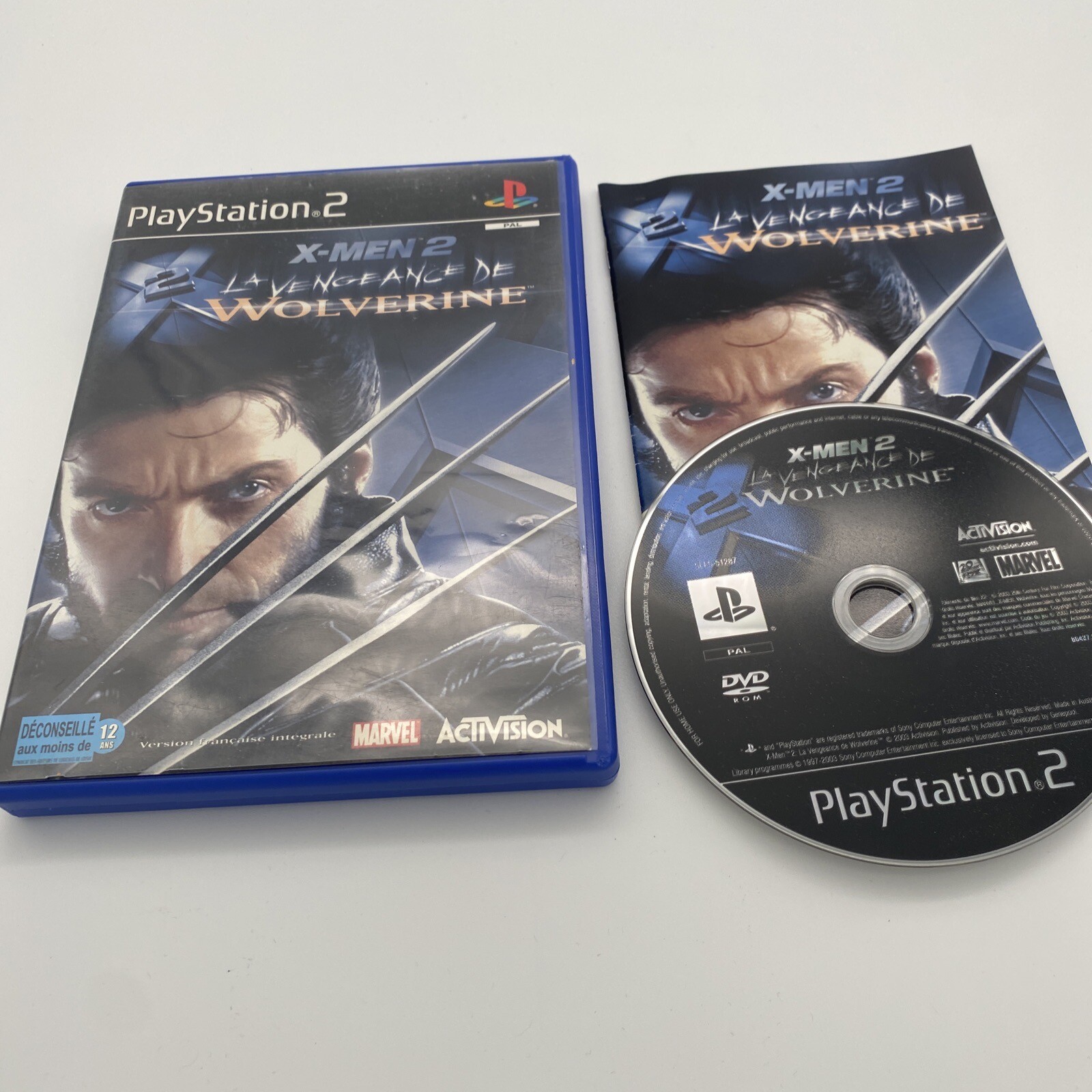 X-MEN 2: LA VENGEANCE DE WOLVERINE SONY PLAYSTATION 2 (PS2) PAL-FR OCCASION