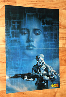 1992 Lethal Weapon 3 / Terminator 2 Vintage Very Rare Poster 42x30cm
