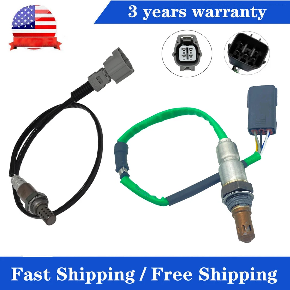 Комплект из 2 восходящих + нисходящих датчиков кислорода для 2016-2018 Mazda MX-5 Miata 2,0 л - Изображение 2 из 4