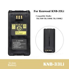 Battery For KENWOOD Portable Two-Way Radios TK-3180 TK-3180K TK-3180K2 KNB-33Li