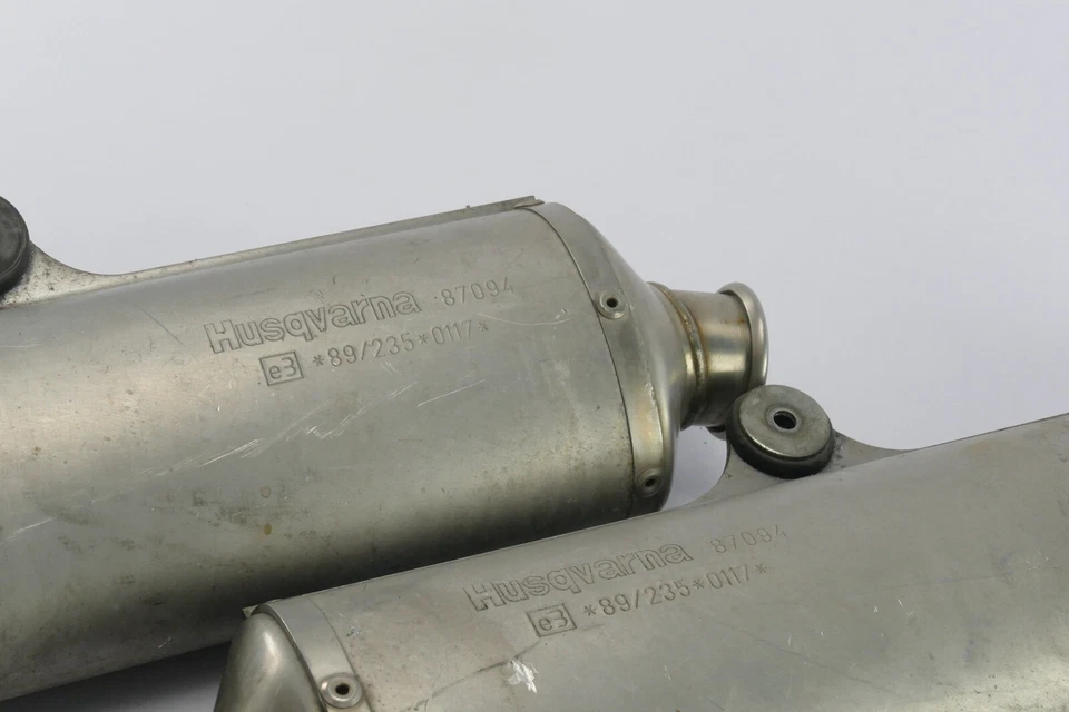 Husqvarna TE 610 E Dual H7 año 2000 - Silenciador tubos de escape A84F Foto 3 de 3