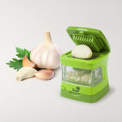 Eiferer Knoblauchpresse Würfel, Häcksler, Brecher, Presse komplett mit Knoblauchschäler
