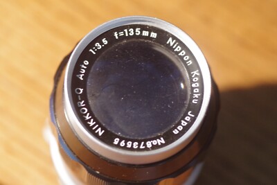 Nikkor-Q Auto 1:3.5 f=135mm Nippon Kogaku Japan Camera Lens