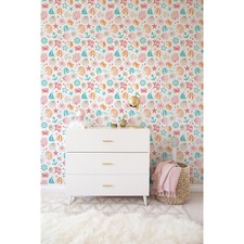 Colorful Marine | Anchor Cancer & Stars | Seamless pattern Home wall mural