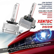 Xentec Xenon Lights Bulbs Hid Kit D1s D1r 3000k 5000k 6000k 8000k 10000k 15000k
