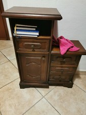 Mobile porta telefono color noce largo 62 x largo 27 cm alto 80 cm