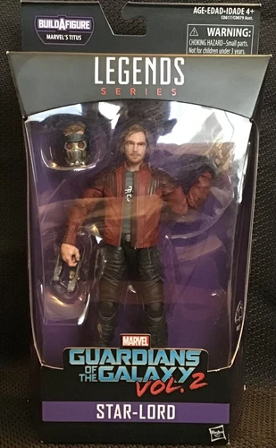 "Figura de acción Marvel Legends -STAR-LORD-Guardianes de la Galaxia 2 Titus BAF 6"""