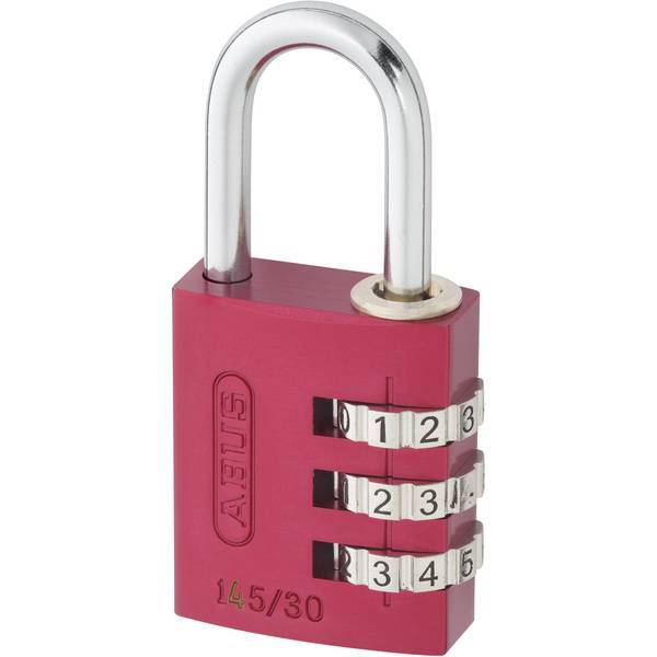 Lucchetto abus abvs46615 rosso serratura a combinazione numerica