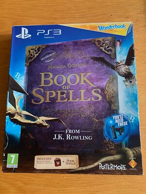 Harry Potter Wonderbook Book of Spells for Sony Playstation 3 PS3