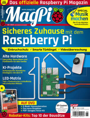 MagPi 06 2018 - Das offizielle Raspberry Pi Magazin (mit DVD)