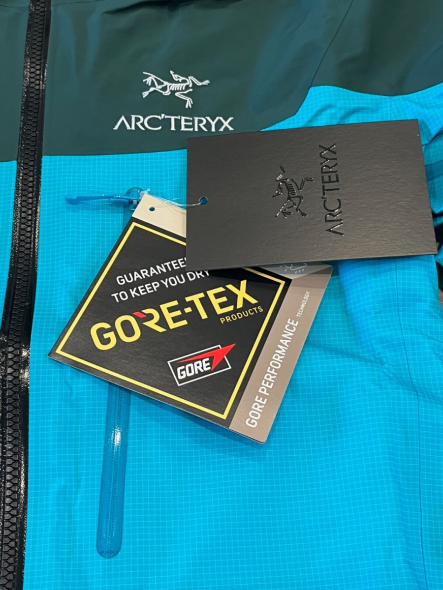 NWT Mens Arc'teryx Alpha Goretex Hooded Waterproof Shell Jacket XS