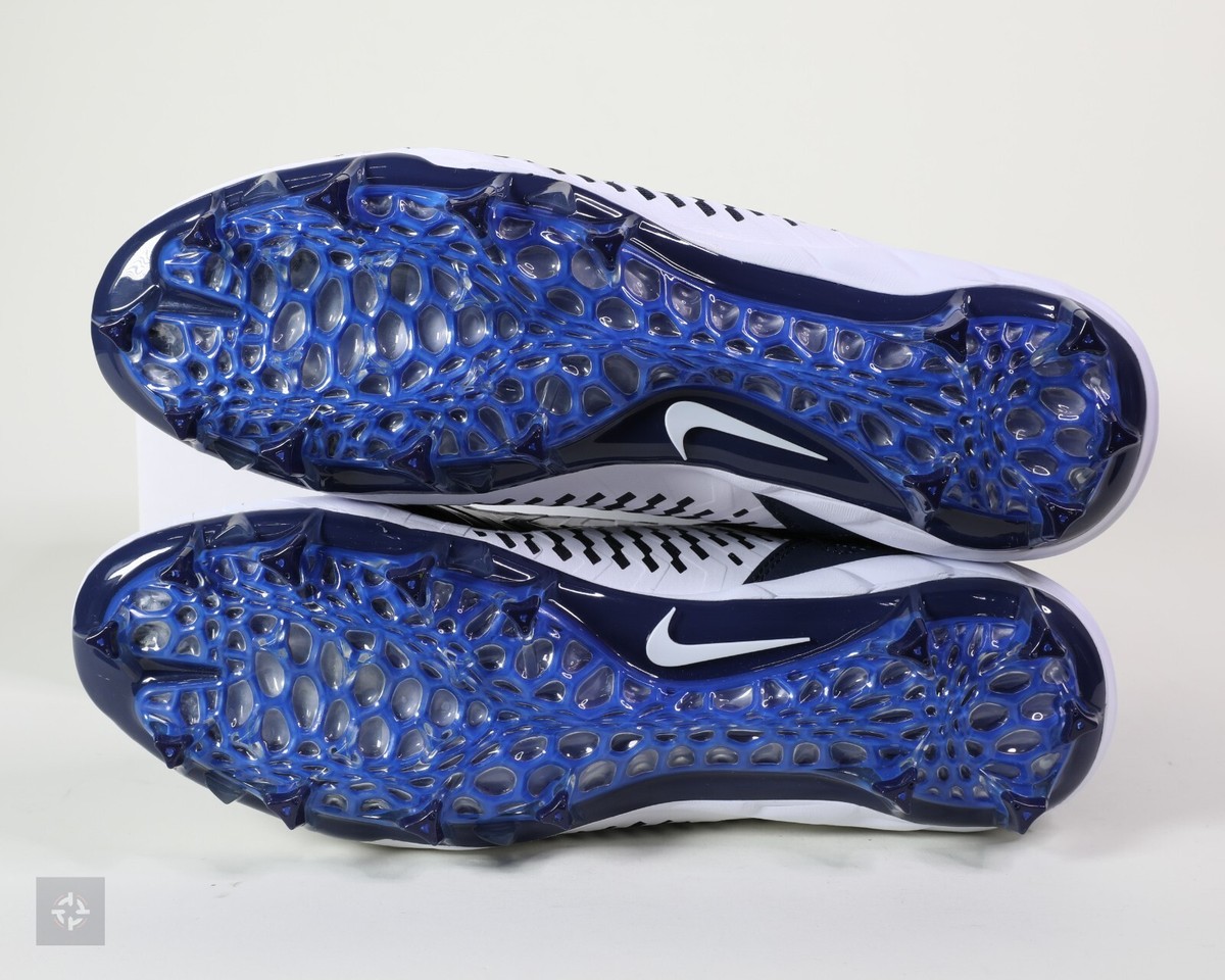 Nike Alpha Menace Pro 2 Navy Blue Football Cleats Men's Size 11.5