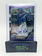 2019 Bowman Chrome Prospect Purple Refractor /250 Seuly Matias #CPA-SM Auto