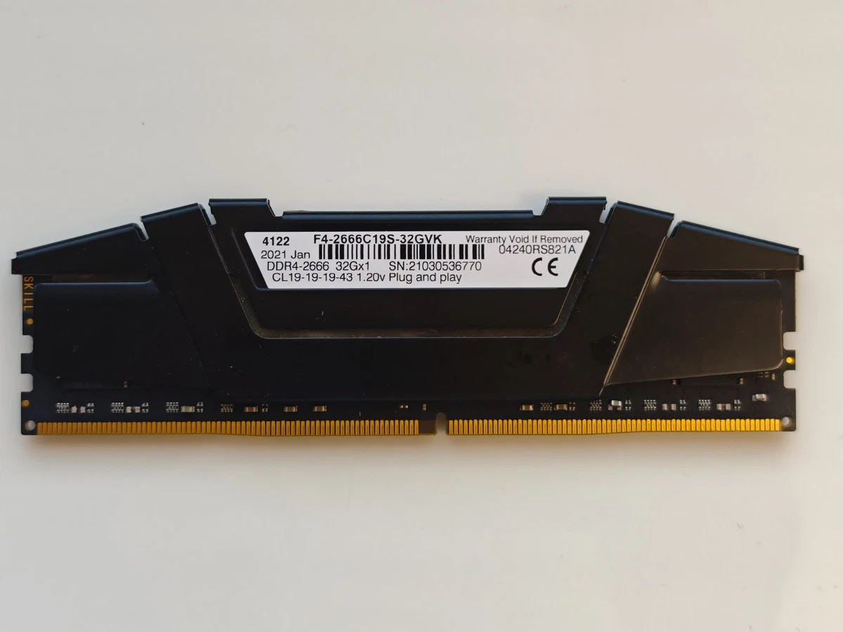 G. SKILL Computer PC4-21300 (DDR4-2666) Bus Speed Memory (RAM) for