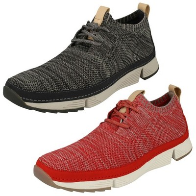 Herren Clarks Freizeit Schnürschuhe Tri Native